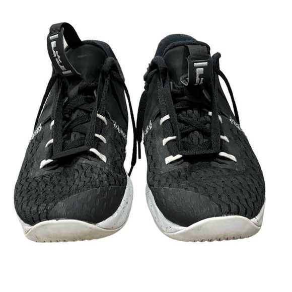 Nike LeBron Witness 5 Black Metallic Silver GS Mid Top Lace Up men Size 7 - Picture 6 of 10